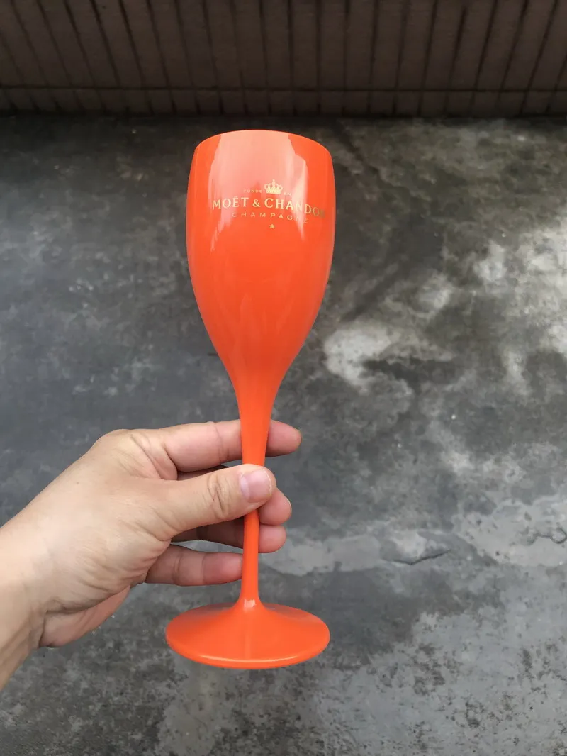 Пластиковый Оранжевый Белый MOET E CHANDON бокал для вина ледяной Императорский цветной бокал для вина