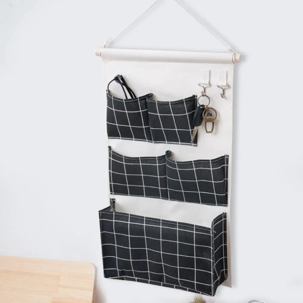 3 типа подвесная сумка с 2 крючками, подвесная сумка для хранения, шкаф 5 Органайзер с отделениями подвесная сумка-Органайзер для дома