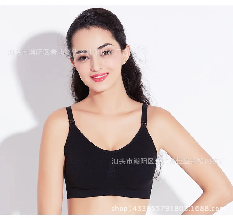 Pregnant Women Non-Steel Ring Front Buckle Large Size Nursing Bras New Style Feeding Adjustable Push up Non-trace Bra Underwear