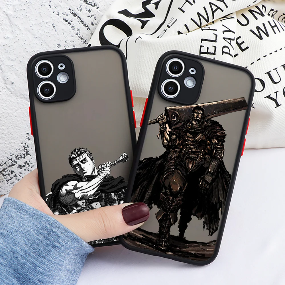 Чехол Berserk для телефона в стиле аниме iphone 5 5s se 2 6 6s 7 8 12 mini plus X XS XR 11 PRO MAX матовый