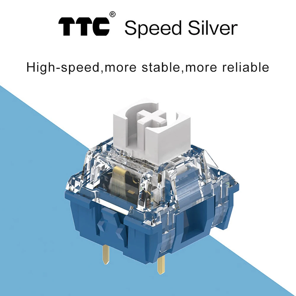 Ttc Speed Silver Switch Mechanical Keyboard Linear Axis 45g Customize 3
