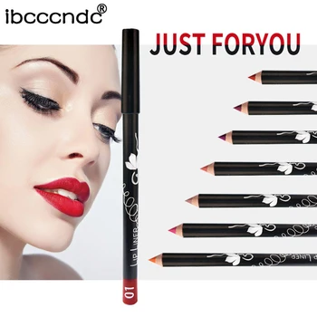 

IBCCCNDC 12 Colors Lip Liner Nude Lip Pencil Lip Stick Durable Waterproof Matte Lipliner Sexy Matte Lip Makeup Cosmetics