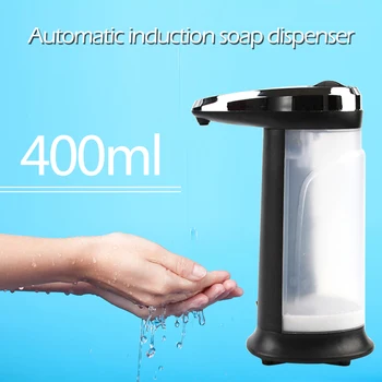 

Shampoo Lotion Shower Gel Foam Bottles 400ml Automatic Soap Liquid Dispenser Infrared Sensor Hand Washing Container