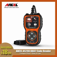 Ancel as200 obd2 scanner fluxo de dados obd2 scanner automotivo multi-idioma ferramenta de diagnóstico do carro para a verificação do motor obd 2 diagnóstico