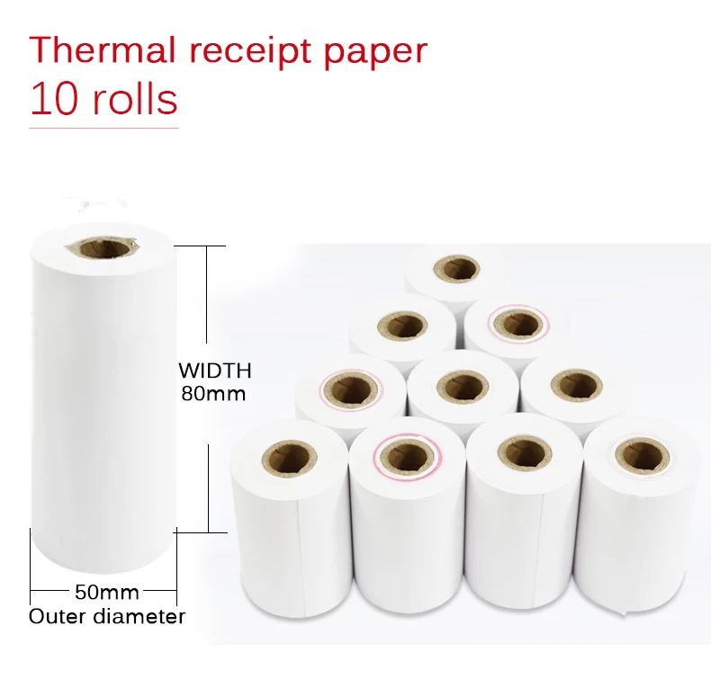 طابعة الإيصالات الحرارية التلقائي القاطع مطعم المط...