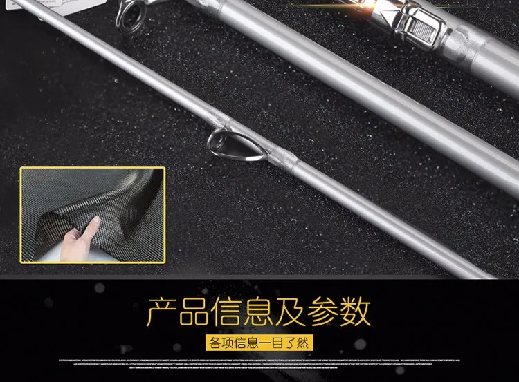 Lurekiller Surf casting rod Fishing rod Japan Full Fuji 4.20M 46T Carbon 3 Sections 80-150G/100-250G