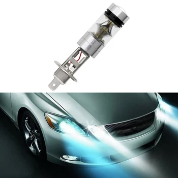 

High Brightness 2PCs 3000K Yellow White H1 H3 H4 H8 9005/9006 High Power LED Car Fog Light DRL LAMP 12V-24V
