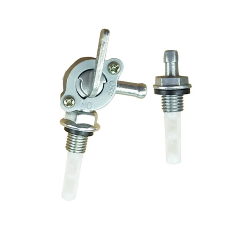 ON/OFF Universal Fuel Shut Off Valve Tap Petcock Generator Engine Faucet Switch Fit 1/4" Hose Tap Oil Tank Replacement 2-3-5KW fuel taps oil switch
