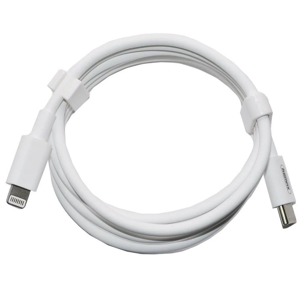 Кабель Type-C - Lightning (для iPhone) Remax RC-175i (PD) белый | Мобильные телефоны и аксессуары
