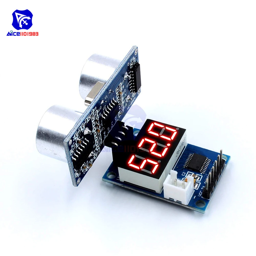 Diymore HC SR04P/SR04 ультразвуковой датчик SR04 расстояния светодиодный модуль дисплея для
