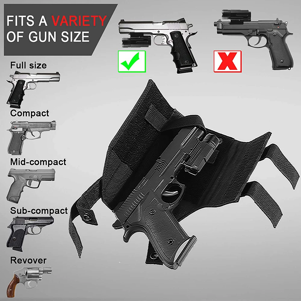 Nylon Tactical Gun Holster for Right Hand Pistol