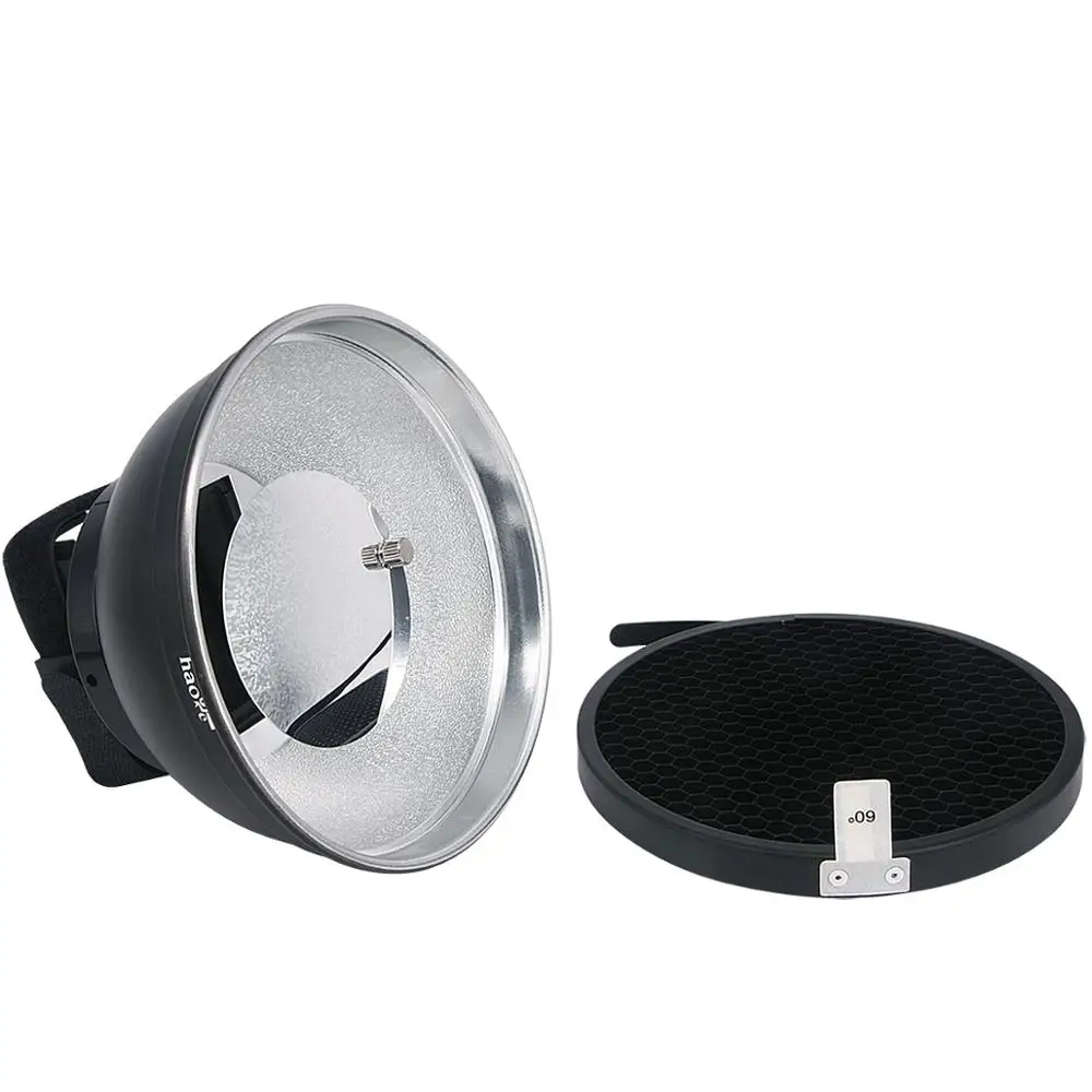 

Haoge Reflector with Honeycomb Grid for Nikon, Canon,Sony, Pentax, Vivitar, Olympus, Sigma and Other External Flash Units