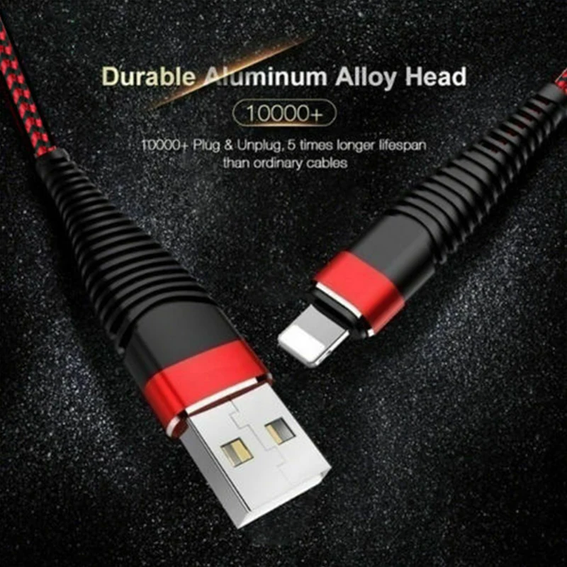 Высокоскоростной кабель для быстрой зарядки Micro usb type-C IOS для Samsung Galaxy S8/Plus/Note 8