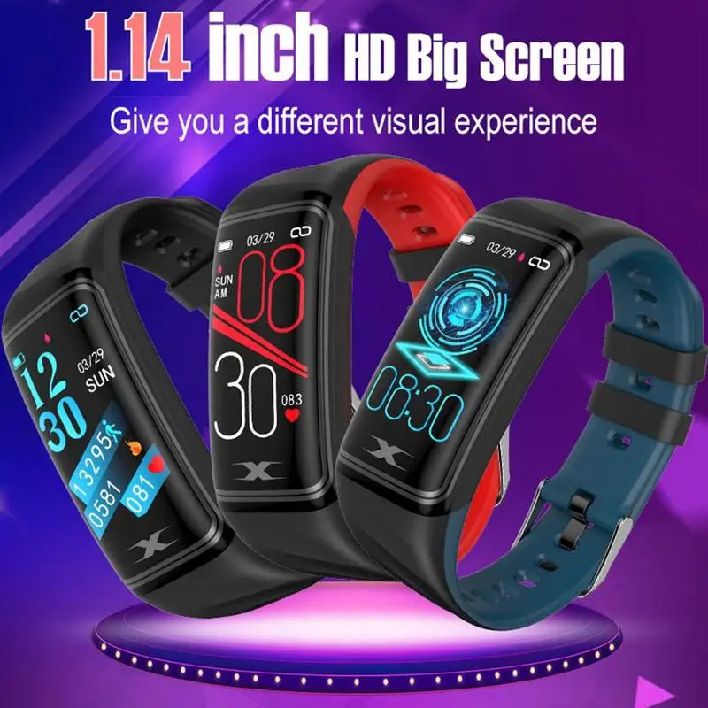 V30s Waterproof Wristband Smart Bracelet Pressure Health With Watch Fitness Measurement Smart Smartband Blood Intelligent L8R2