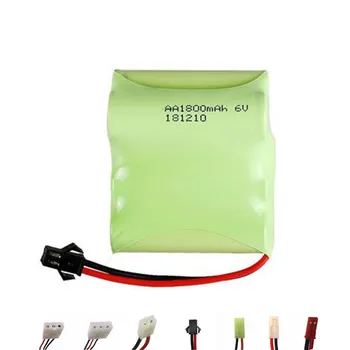 

6v 1800mAh Ni-MH Battery For Rc toys Cars Boats Tanks Robots Guns NIMH 6v Rechargeable Battery AA Battery Pack 1Pcs For rc boats