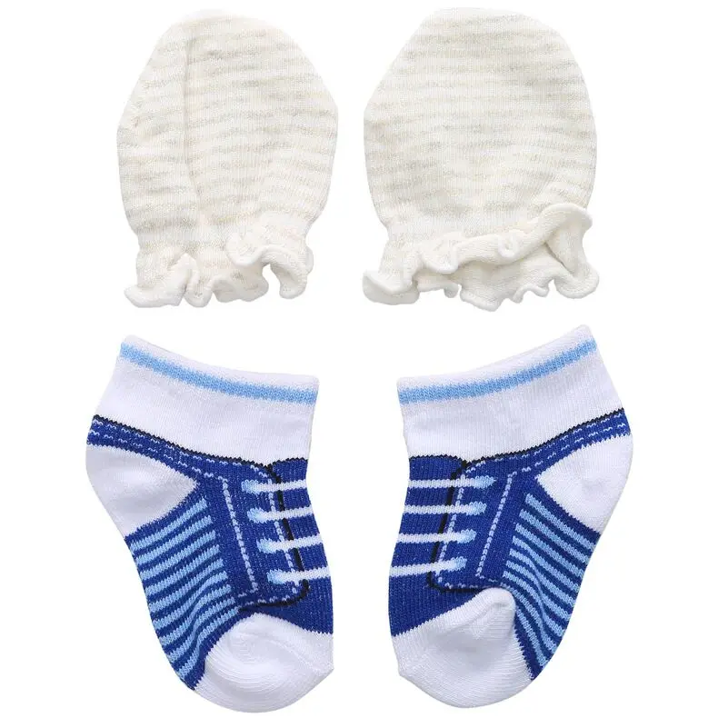 Носки для новорожденных Одежда для маленьких девочек, хлопковый, мягкий, Носки для маленьких мальчиков теплые носки для новорожденных с надписью «I love mum Мумия новорожденного Носки+ Перчатки 2 пар/компл