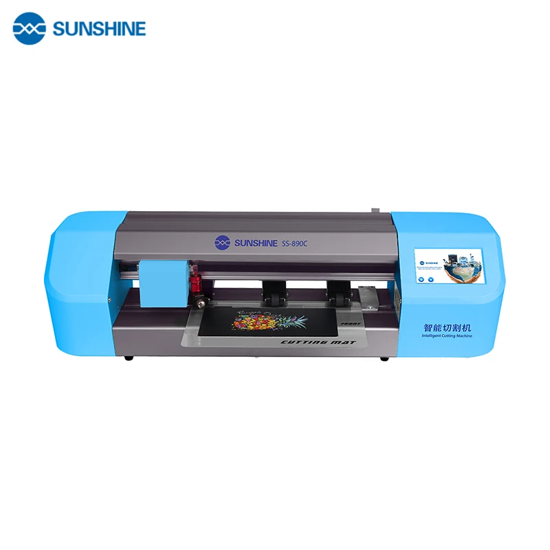 

SUNSHINE SS-890C Intelligent Cutting Machine Mobile Phone Tablet Front Glass Back Cover Protect Film Cut Tool Protective Tape