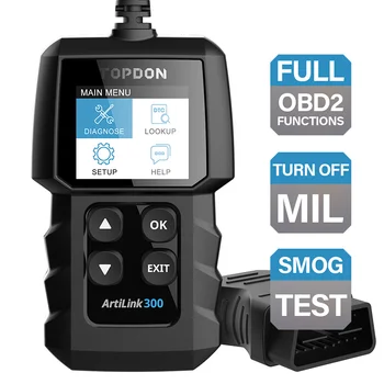 

TOPDON ArtiLink 300 ODB Scanner Car Diagnostic Tool Full Function Automotive Scanner Car Auto Scanner OBD Engine Code Reader