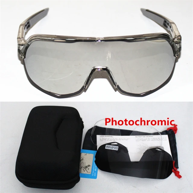 Photochromic  S3 3 Lens polarized Outdoor Sports Bicycle Sunglasses Gafas ciclismo MTB Cycling Glasses Eyewear Peter s2 1