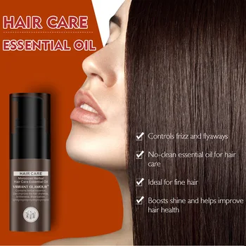 

2019 Moroccan Herbal Hair Care Essential Oil Repair Dry Anti-frizzy Hair Nourish Hair & Scalp Treatments MP789