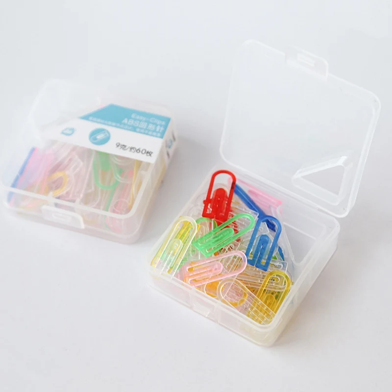 Abs Plastic Paper Clips Set, Abs Plastic School Supplies