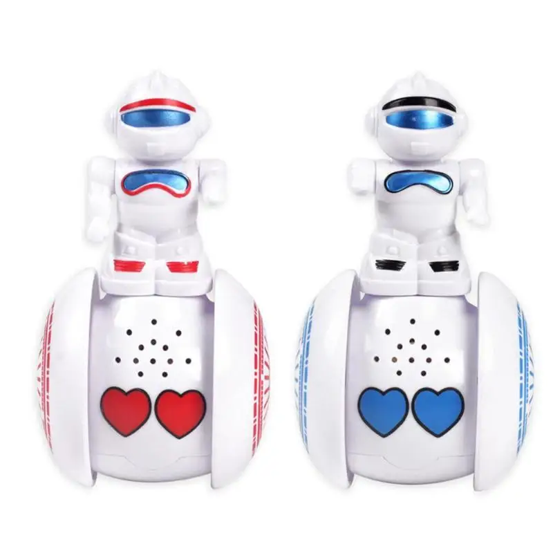 Милый интерактивный тумблер робот игрушка Индукционная ходьба электронный робот подарок