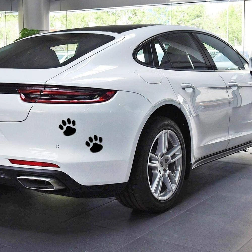 Мотоциклетный автомобиль универсальная 3D наклейка лапа кошка собака следы