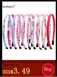 12pcs Flower DIY Ribbon Hairband Women Girl Covered Hair Accessories Headpieces Satin Polyester Jewelry Headbands boho Headwear