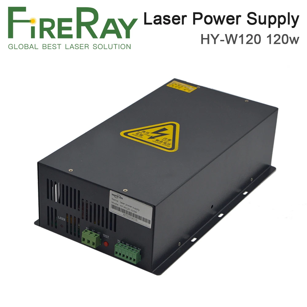 

FireRay HY-W120 100-120w CO2 Laser Power Supply for CO2 Laser Engraving and Cutting Machine