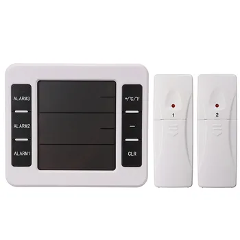 

Digital Electronic Wireless Indoor/Outdoor Thermometer with 2 Sensors Alarm Clock Weather Station 3Kinds of Temperature Monitor