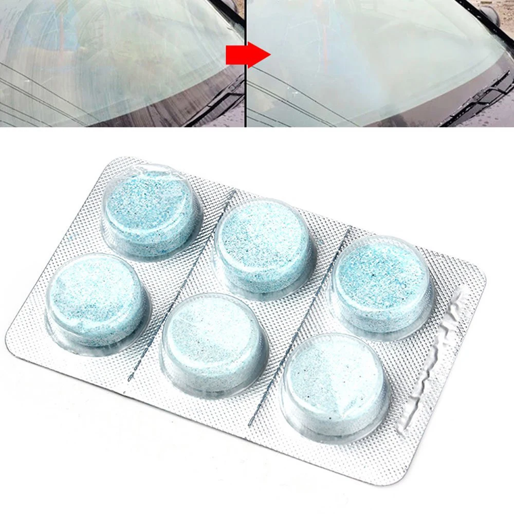 

6PCS Optional Car Solid Wiper Fine Auto Window Cleaning Windshield Glass Cleaner used in windscreen and all kinds of glass