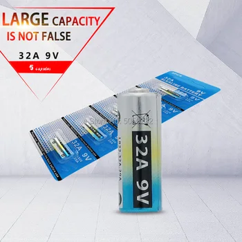 

5pcs/lot High quality 29A 32A 9V L822 Alkaline battery Doorbell Alarm battery Remote Control Batteries