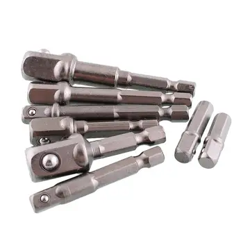 

8 Sizes Socket Adapter Power Impact Hex Shank to 1/4" 3/8" 1/2" Drill Bits