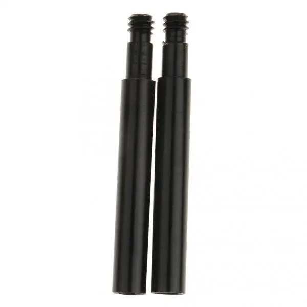 2pcs Cycling Bike Bicycle Presta Valve Extensions Extender 40mm Black