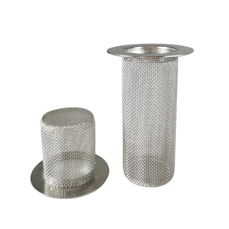 Stainless Steel Mesh Kitchen Sink Strainer Floor Drain Cap Bathroom