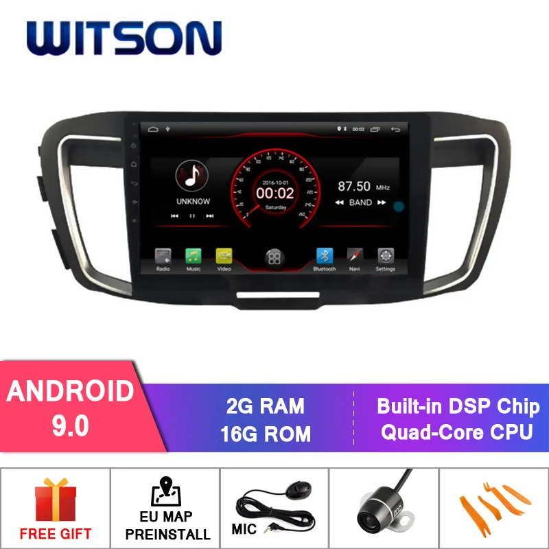 Excellent WITSON 10.2" FULL HD TOUCH SCREEN Android 9.0 Car GPS Multimedia Navigation for HONDA ACCORD 9 (2.4L Engine) Car DVD Player 0 Excellent WITSON 10.2" FULL HD TOUCH SCREEN Android 9.0 Car GPS Multimedia Navigation for HONDA ACCORD 9 (2.4L Engine) Car DVD Player 0