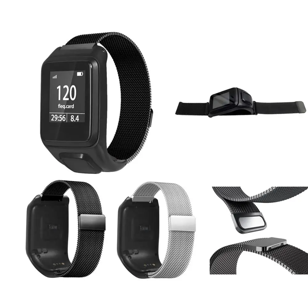 Высококачественный авантюрист Миланский ремешок для TOMTOM Runner3& TOMTOM Adventurer Миланский ремешок