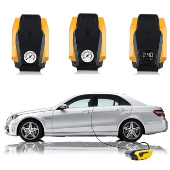 

Car Air Pump Double Cylinder Household 12V Electric Pump Portable Emergency Tire Car Pump Digital Display
