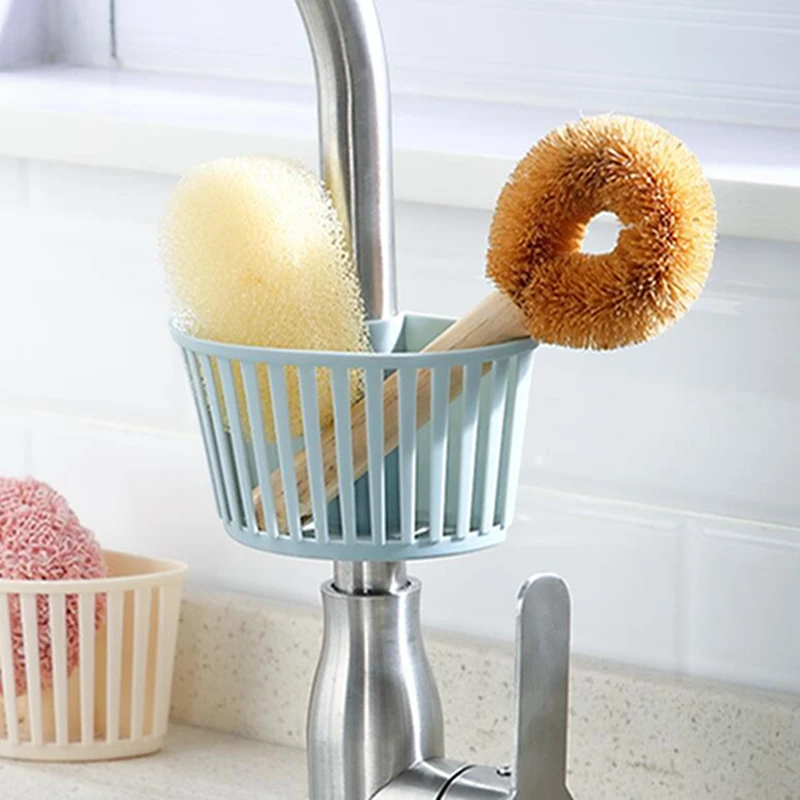Kitchen Racks Multifunctional Hanging Drain Basket Plastic Portable Kitchen Gadget Storage