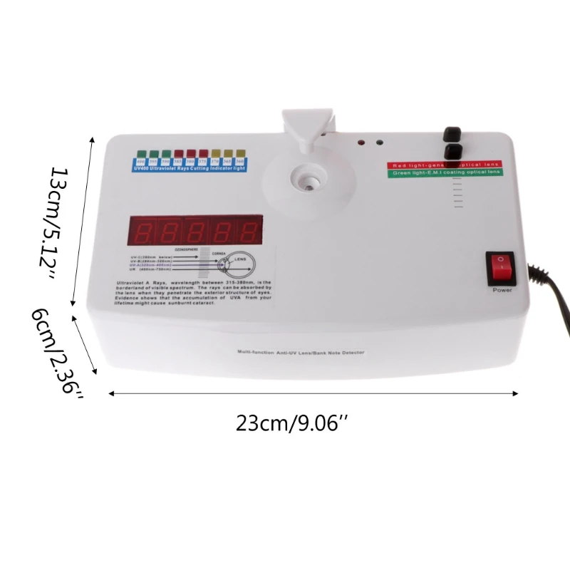 Koop Optische Lens Anti straling Ultraviolet Ray UV Tester Detector Measurer 13B 220V U1JB
