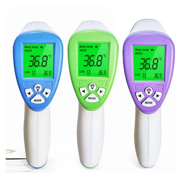 

LCD Display Non-contact IR Thermometer Hand-Held Forehead Temperature Gun