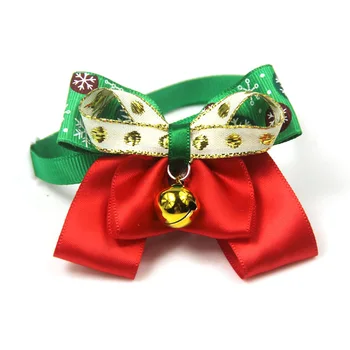 

Christmas Pet Dog Bow Tie Adjustable Dog Cat Collar Pet Bow Neckties Party Grooming Supplies Cat Bow Tie Bow Knot Dropshipping