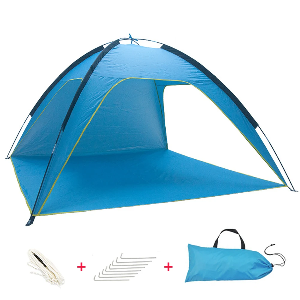 

2019 New Fishing Picnic Beach Tent Travel Camping Tent with Bag UV Protection Beach Tent/summer beach tent Outdoor Sun Shelter