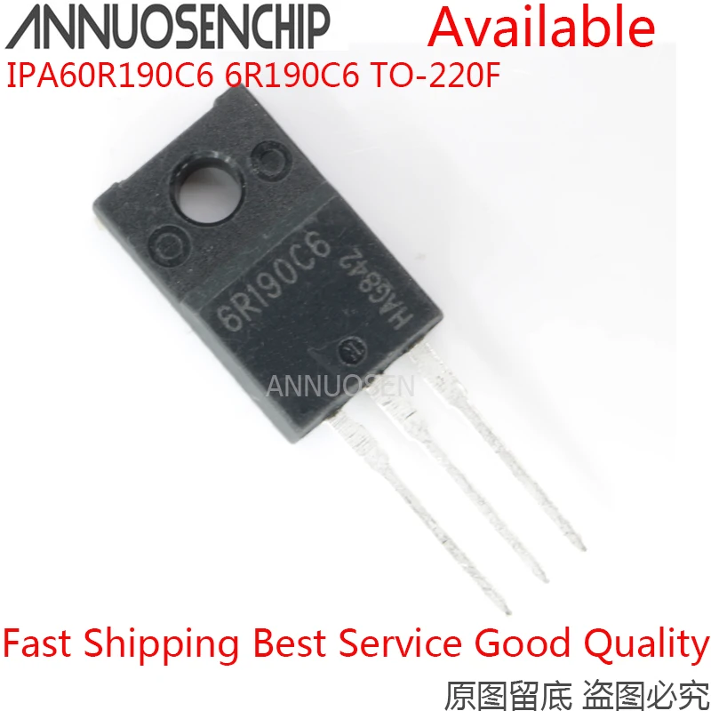 10 шт./лот 6R190C6 IPA60R190C6 TO-220F | Электронные компоненты и принадлежности