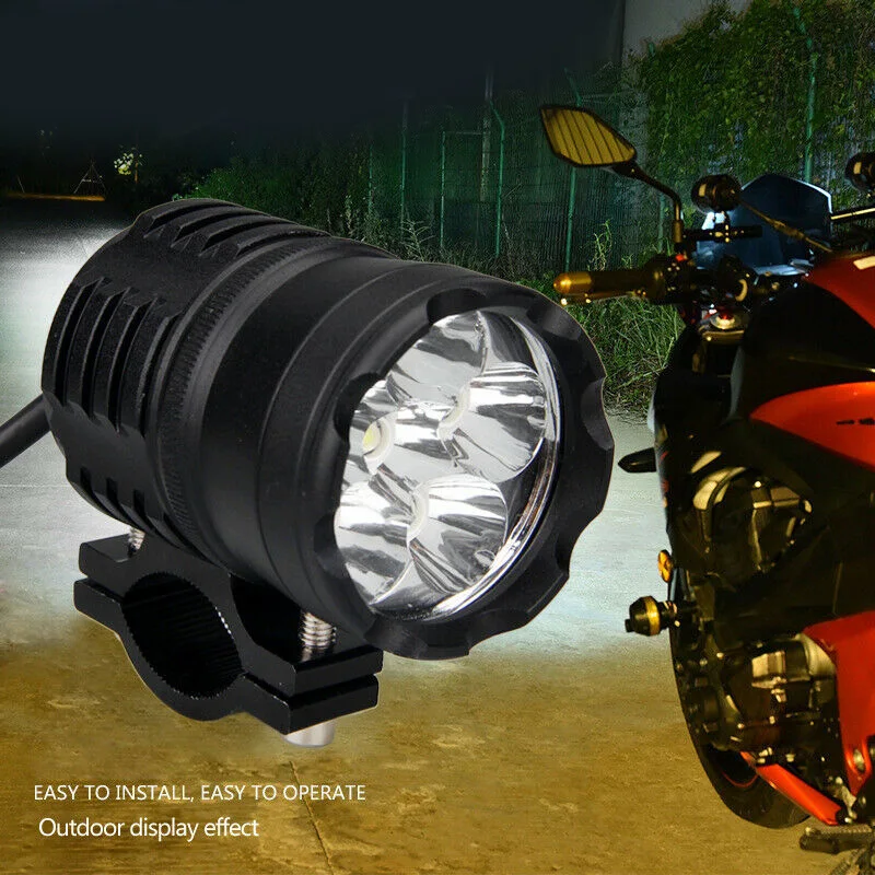 2 шт./компл. 60 Вт мотоциклетные Светодиодный точечный светильник осветительный противотуманный 12 V-80 V DC фары