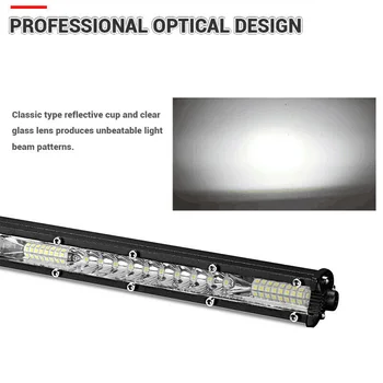 

Beam LED Light Bar Spot Flood Lamp 78W For ATV Stainless Steel 10 Inch
