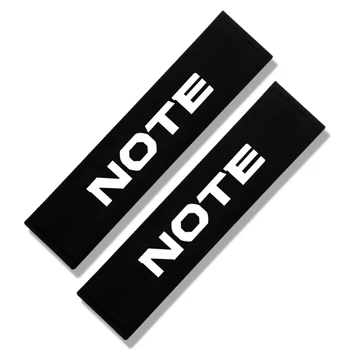 

2pcs/set Car Styling Seat Belt Shoulder Strap Pad For Nissan NOTE E11 E12 ALMERA patrol leaf Seats Cover Car Accessories