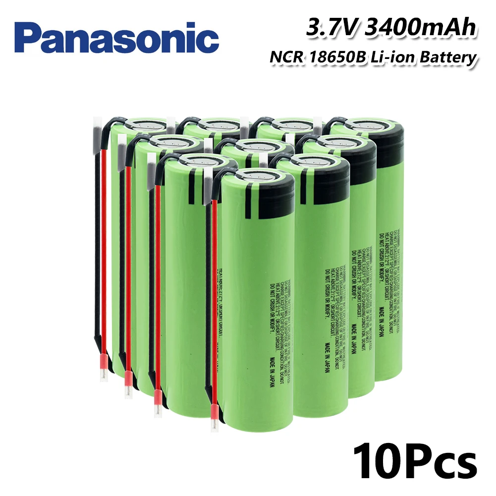 Panasonic 20A NCR 18650 Li-Po литиевая батарея 3400mAh Электронные перезаряжаемые батареи высокого разряда высокий ток+ DIY линия