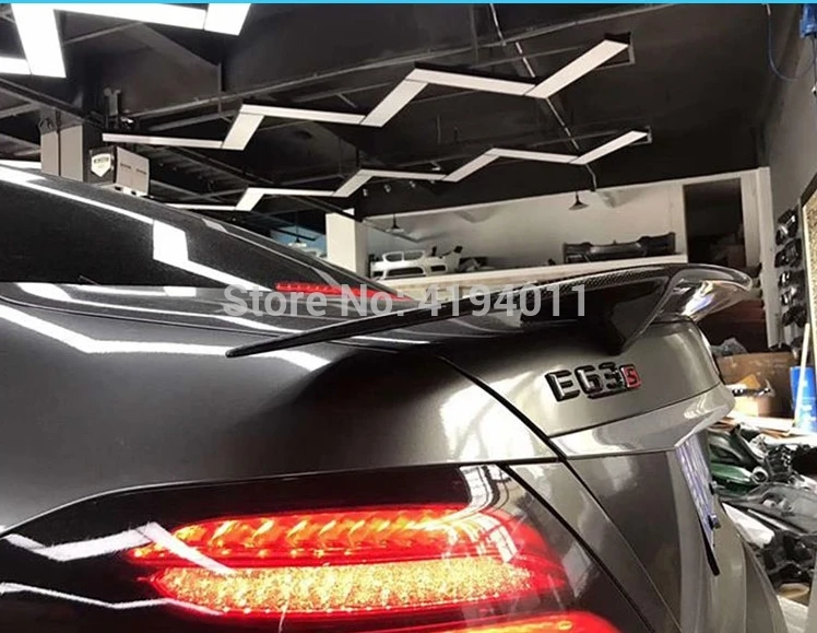 RT Стиль углеродного волокна задний спойлер крыло багажника Крышка для Mercedes Benz W213 E Class 4-дверный седан E200 E220 E250 E300