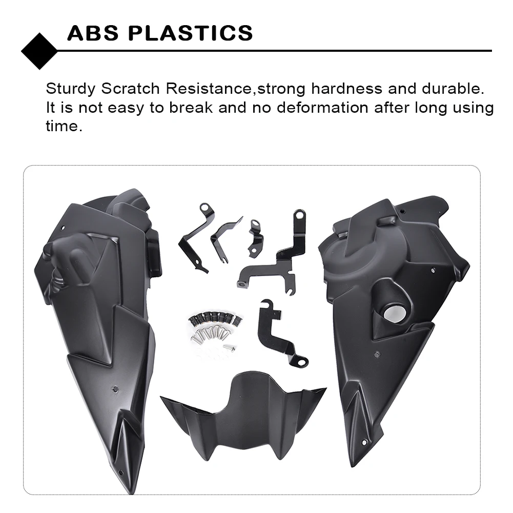 Для Yamaha FZ-07 MT-07 FZ07 MT07 MT FZ 07- мотоцикл Bellypan обтекатель спойлера диверсии пластины с монтажным комплектом